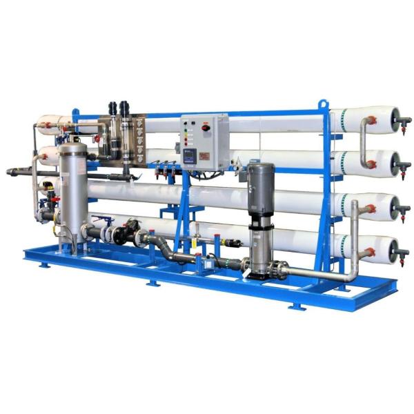 7.5 KW 7000 Liter Reverse Osmosis Water System Sea Water Desalination