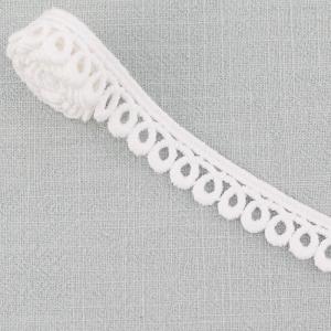 Cheap White Cotton Lace Trim Crocheted Water Soluble Ribbon For Women Garment Dress for sale