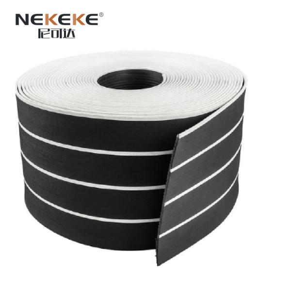 Waterproof Non Slip PVC Marine Flooring UV Resistant Synthetic Teak Decking For Boats