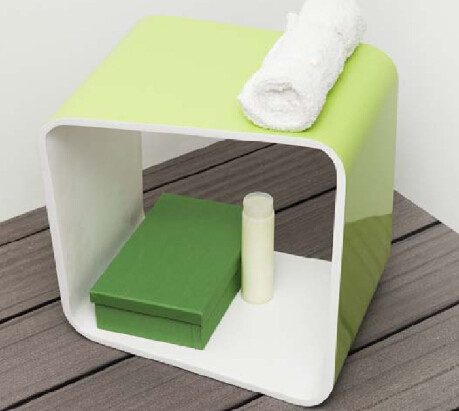 Irregularity Stone Shower Stool Modern Design Lightweight 10kgs