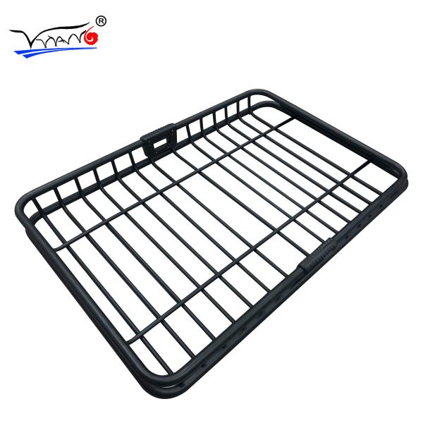 Steel E005 M6 Roof Rack Basket For Universal Car Black Color Easy Installation
