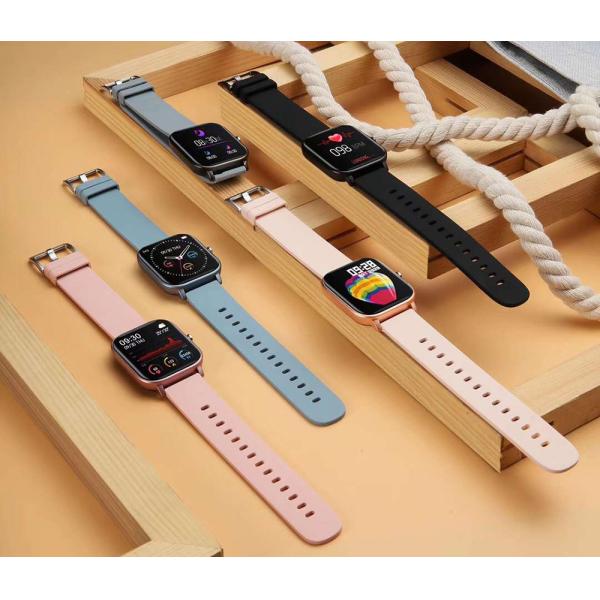 TFT 240*240 Square Shape Smartwatch Fitness Tracker Blood Pressure
