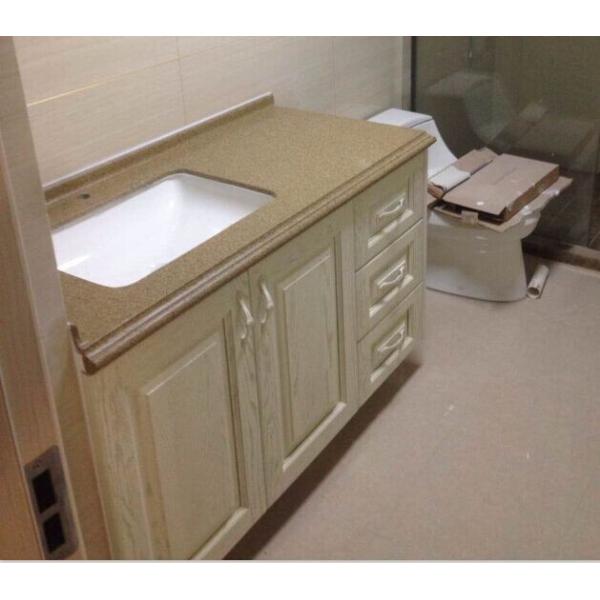 Oak solid wood vanity,Wooden undermount basin vanity,Floor installed bathroom cabinet