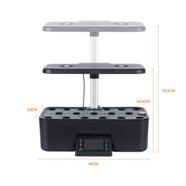 Medium-Sized Hydro Power Plant Equipment , Hydroponic Indoor Planter With Advanced LED Lighting System