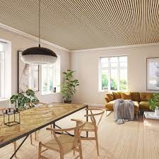 Slotted MDF Pet Felt Wooden Grooved Acoustic Panel 21mm