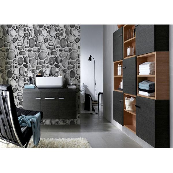 Riverstones Printing 3d Home brick effect wall covering For Saloon , Sound absorbing