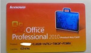 China Microsoft Ms Office 2010 Product Key Card 100% Original Online Activate on sale