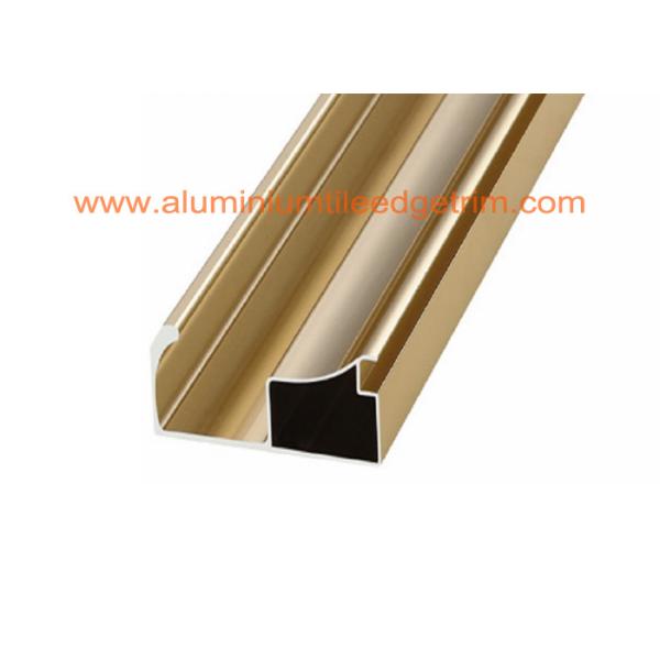 Customized Aluminium Cabinet Door Profiles , Aluminium Profile For Kitchen Cabinets