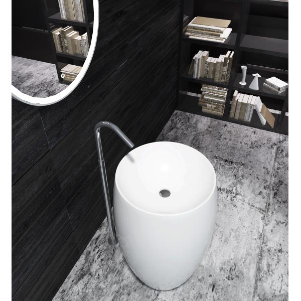Home Hotel Freestanding Single Sink Vanity Long Service Life