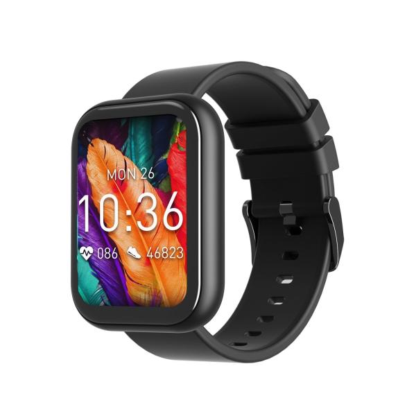 1.65inch IP67 Square Shape Smartwatch with Aluminum Alloy Shell
