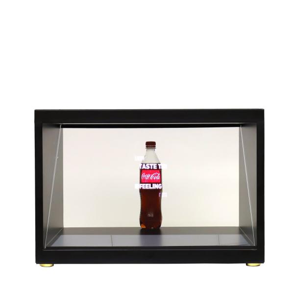 180 Degree Holo Cube 3D Hologram Showcase Display with Full HD Resolution and Adjustable Led Light