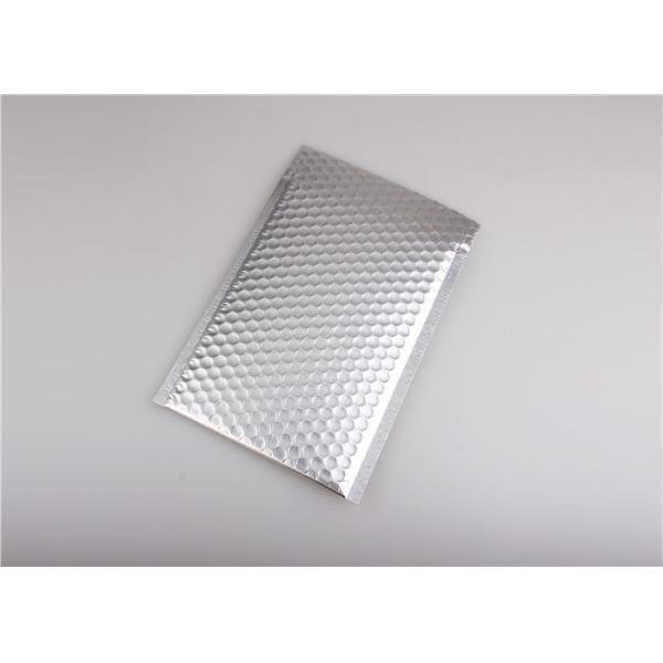 Heat Seal Matte Metallic Bubble Mailers 4X8 #000 Moisture Resistant For Packaging