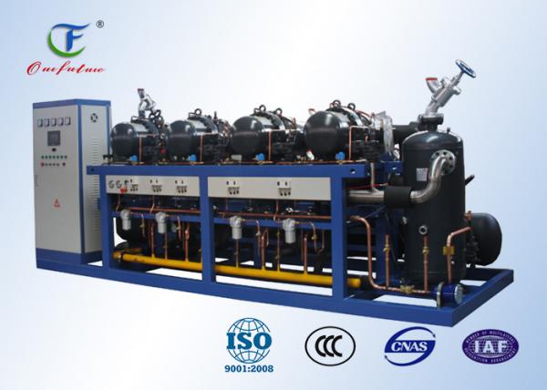 Quality PLC Controlled Two Stage Cold Chamber Parallel Air Cooled Screw Chiller wholesale