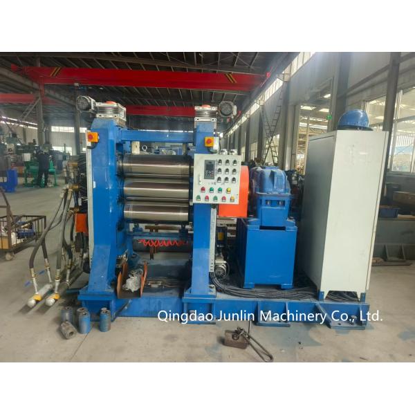 Industrial Electric 4 Roll Calender Machine 55kW 110kW For 600-2500mm Width Rubber