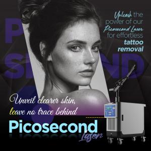 China Oem Professional Picosecond Laser Removal Nd Yag Laser Picolaser Tattoo Removal Machine on sale