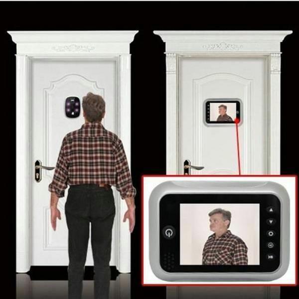 3.5 inch Screen Digital Door Peephole Viewer Camera 120 Degree Wide Angle Video Doorbell Phone Door Eye IR Night Vision