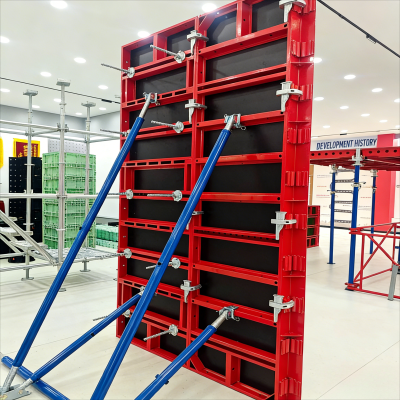 Red Steel Slab Formwork Durable Concrete Slab Formwork Customized