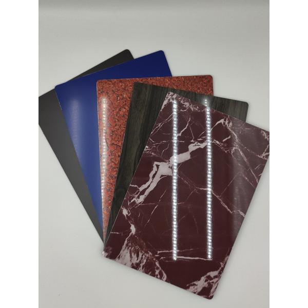 Stone Grain Exterior ACP Sheet Panels DHPE Coating