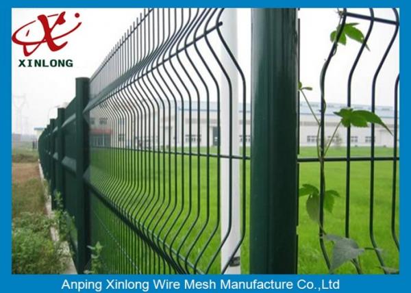 Pvc Coated Welded Wire Fence Panels Galvanized Mesh Fencing Powder Coated Fence