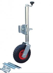 Cheap Galvanised 500lbs Marine Swivel Trailer Jack With Pneumatic Wheel for sale