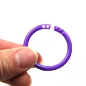 Cheap PE Plastic Snap Lock Binding Rings 15 20 27 28 32 35 40mm for sale