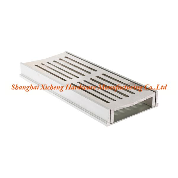 Fully Elded Design Floor Drain Cover 1m Length For Public Walkways 1.2mm Thickness