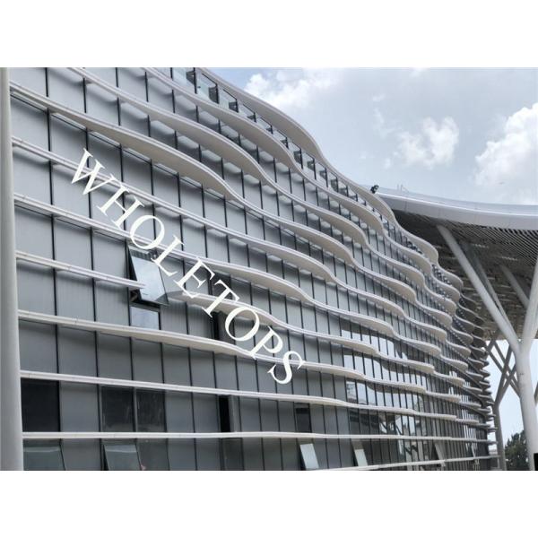 Exhibition Center 2.0MM 2.5MM Curved Aluminum Panels Sheet 5005 Alloy