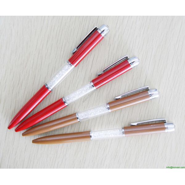 Cheap price promotional new style wholesale crystal metal ball pen