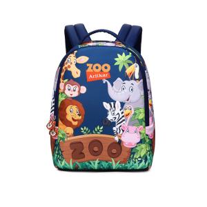 China Customized Blue Mini Kids School Backpack Bag With Arlikar Printing on sale