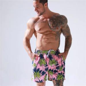 China Leisure Beachwear Shorts For Men Youth Surfing Plus Size Mens Bathing Suits on sale