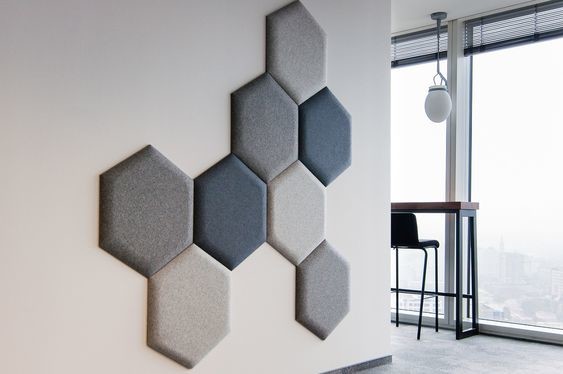Meeting Room Polyester Fiber Acoustic Panel Sound Absorbing Durable