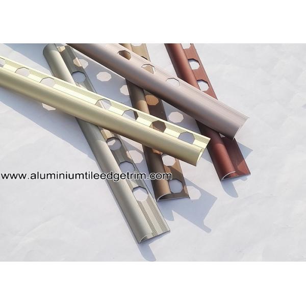 Aluminium Alloy Satin Matt Anodized Ceramic Tile Corner Trim For Wall Tile Edge