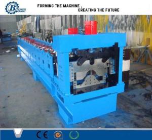 Cheap PLC Hydraulic Automatic Galvanized Rolling Form Line / Metal Ridge Cap Forming Equipment for sale