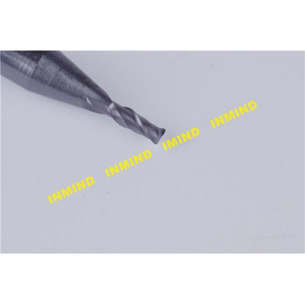 2 mm Diameter 4 mm Shank Corner Rounding Cutters With SiN / AlTiN Coating