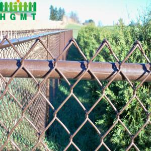 Cheap Black PVC Coating Chain Link Fence Roll 6ft 7ft 8ft for sale
