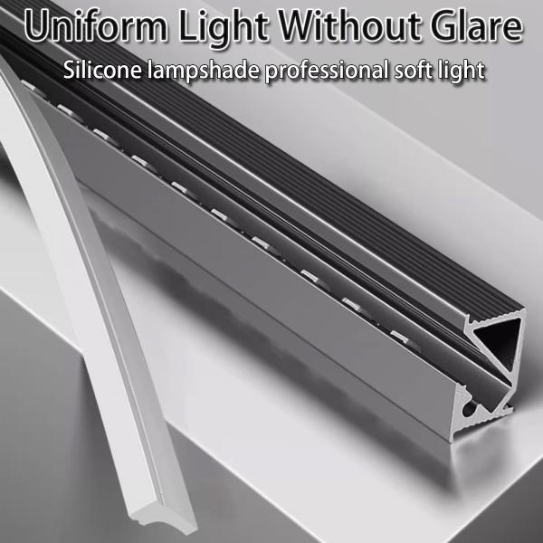36W Linear 45mm LED Light Strip for Living Room 4000k Self-Adhesive Bare Board Advertising Box
