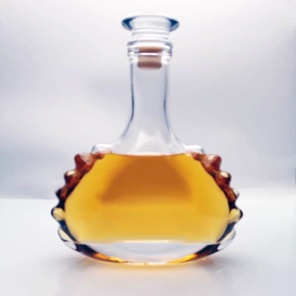 Clear Empty Vodka Liquor Gin Rum Tequila Whisky Brandy Spirit Glass Bottle With Cork