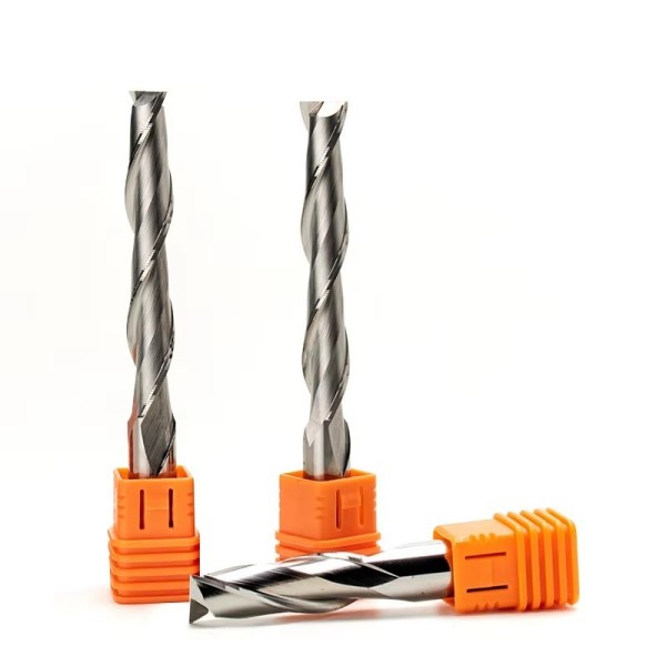CNC Router bits CNC cutter solid carbide  Double edge Spiral Milling Cutter for Density board/Yingwood/pvc Factory price