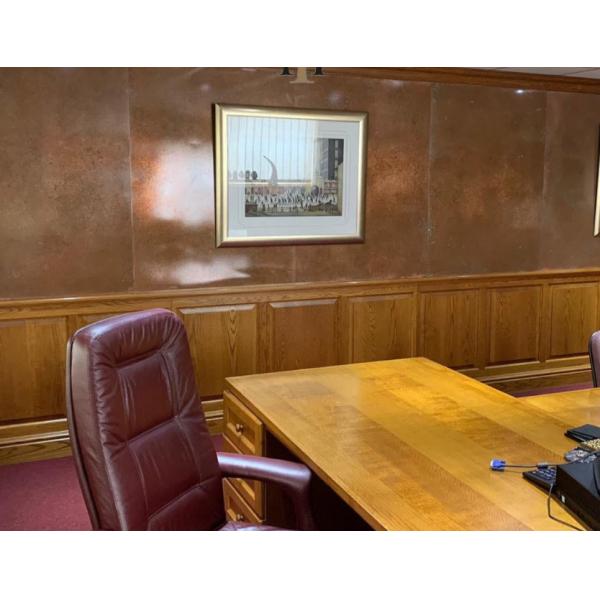 Waterproof Interior Metal Wall Covering 2mm Thickness With Glossy Finish