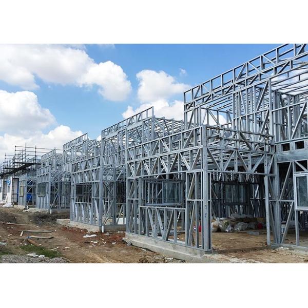 Light Gauge Steel Framing House Structure , Quick Installation Light Steel Frame Housing