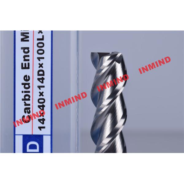 14 mm / 16 mm 3 Flute Aluminum End Mill for aluminum , 0.8 um Grain Size