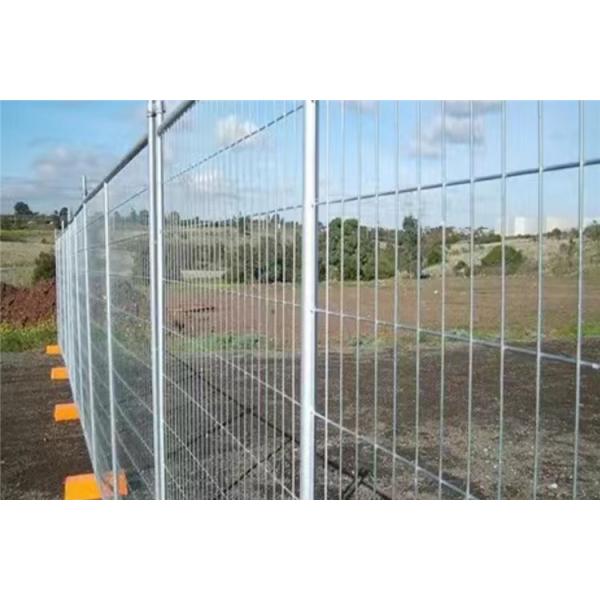 Welded Heras Security Fence Panels White Perimeter Patrol Temporary Fencing