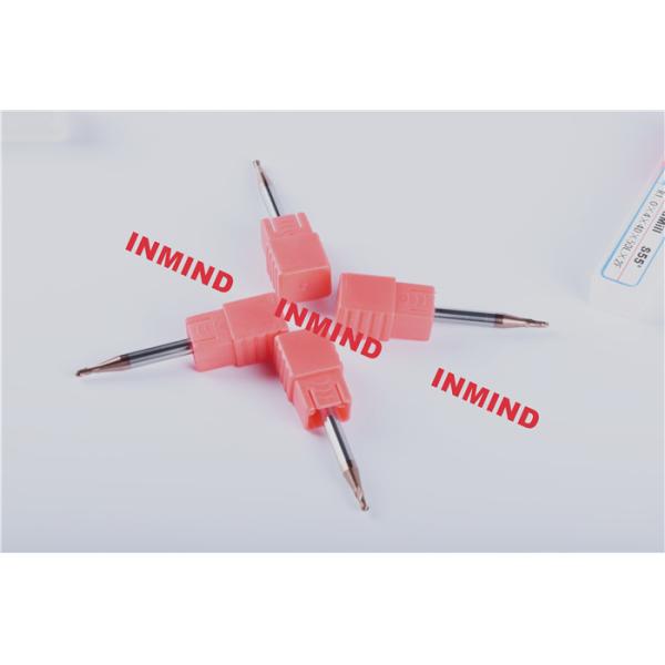 0.6 mm / 0.5 mm / 0.4 mm Micro End Mill For Milling Quenching Tempered Steel