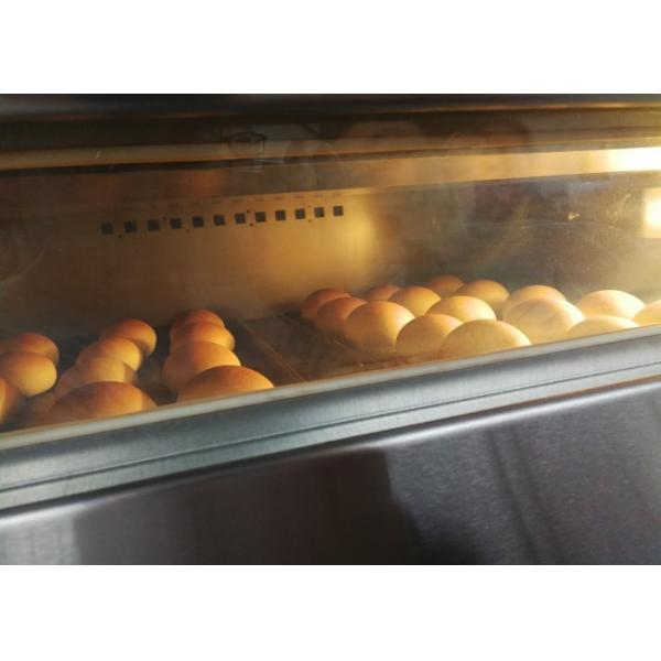 12kw Gas Bakery Deck Oven Electric Steam Stone Double Deck Four Trays