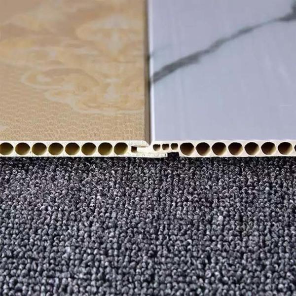 Thickness 4.5mm - 15mm Lamination Interior PVC Wall Panels Brick Design