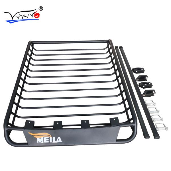 1.2 / 1.4 / 1.6 * 0.98m Heavy Duty Roof Cargo Basket , E001 Rooftop Basket Carrier 
