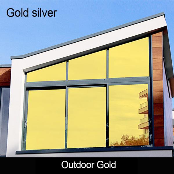 Building Privacy Window Film One Way Mirror Reflective Window Film Glass Foil Silver Insulation Tint Film