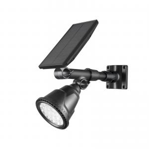 Cheap 3.7V 2200MAH Solar Induction Street Lamp Black IP65 Waterproof for sale