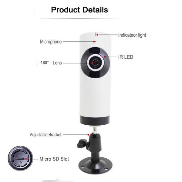 EC2 Mini 180° Panorama Camera Wireless WIFI P2P IP Night Vision Home Security Surveillance iOS/Android APP Control
