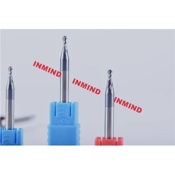 Ball Nose Solid Carbide End Mills 0.5 - 0.6 um Ultra Fine Grain Size